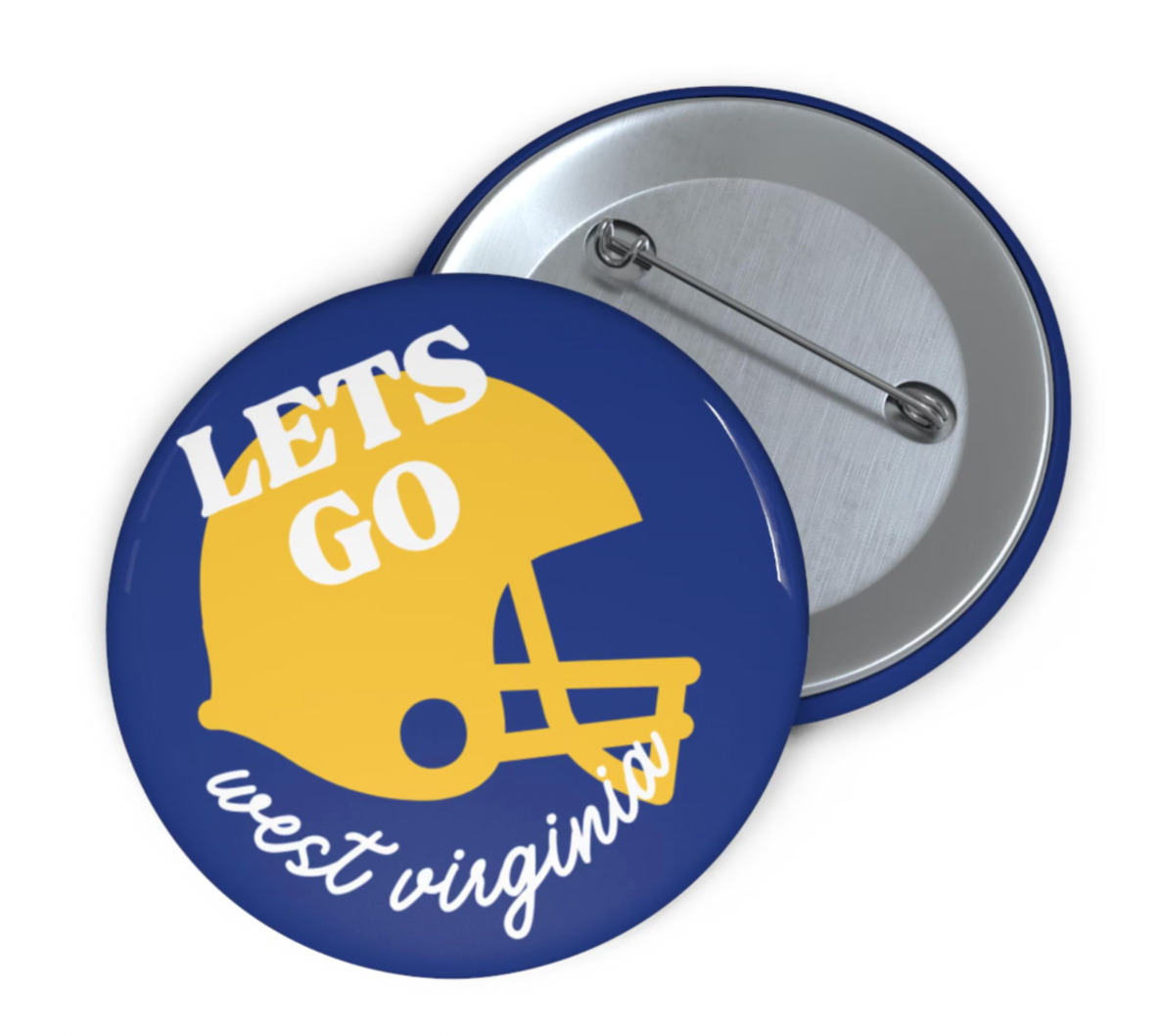 Let's Go West Virginia Pin