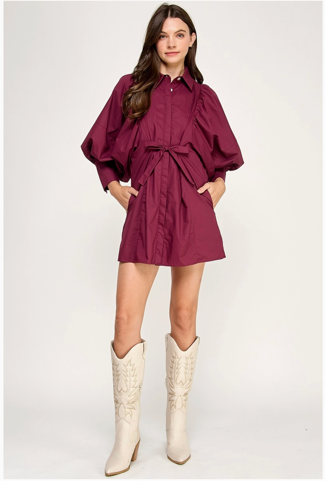 The Merry Merlot Dress