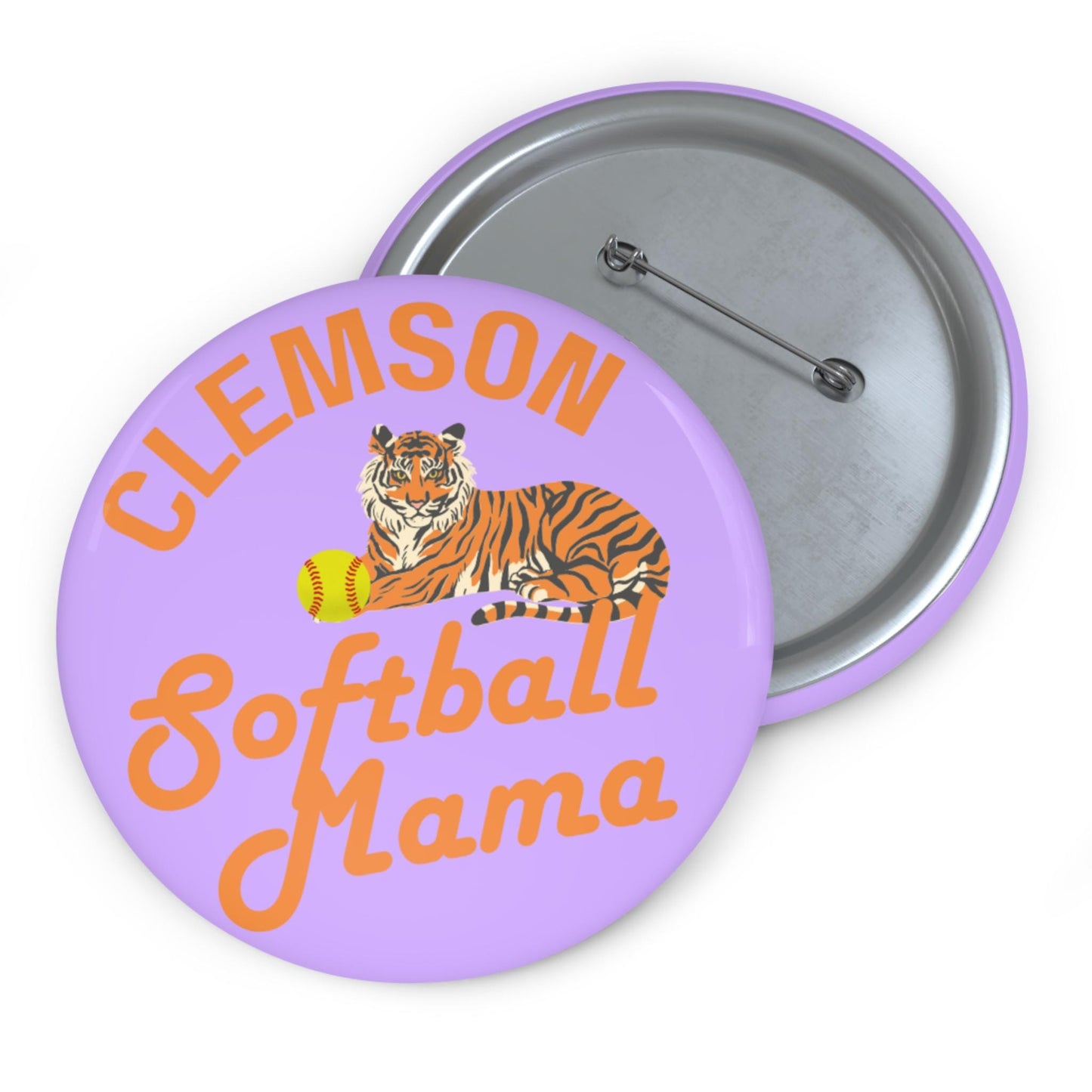 Clemson Softball Mama Pin
