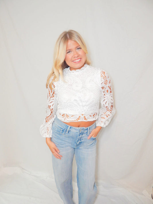 The Ivory Lace Top