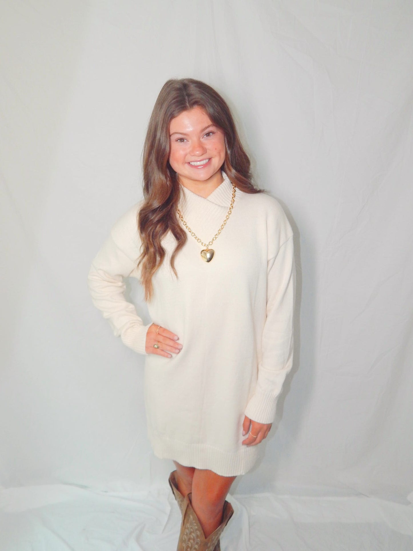 The Frost Knit Mini Dress