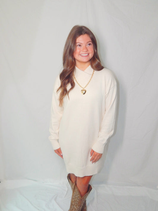 The Frost Knit Mini Dress