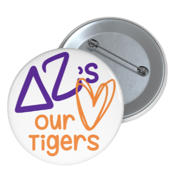 Sororities Heart Our Tigers Pin