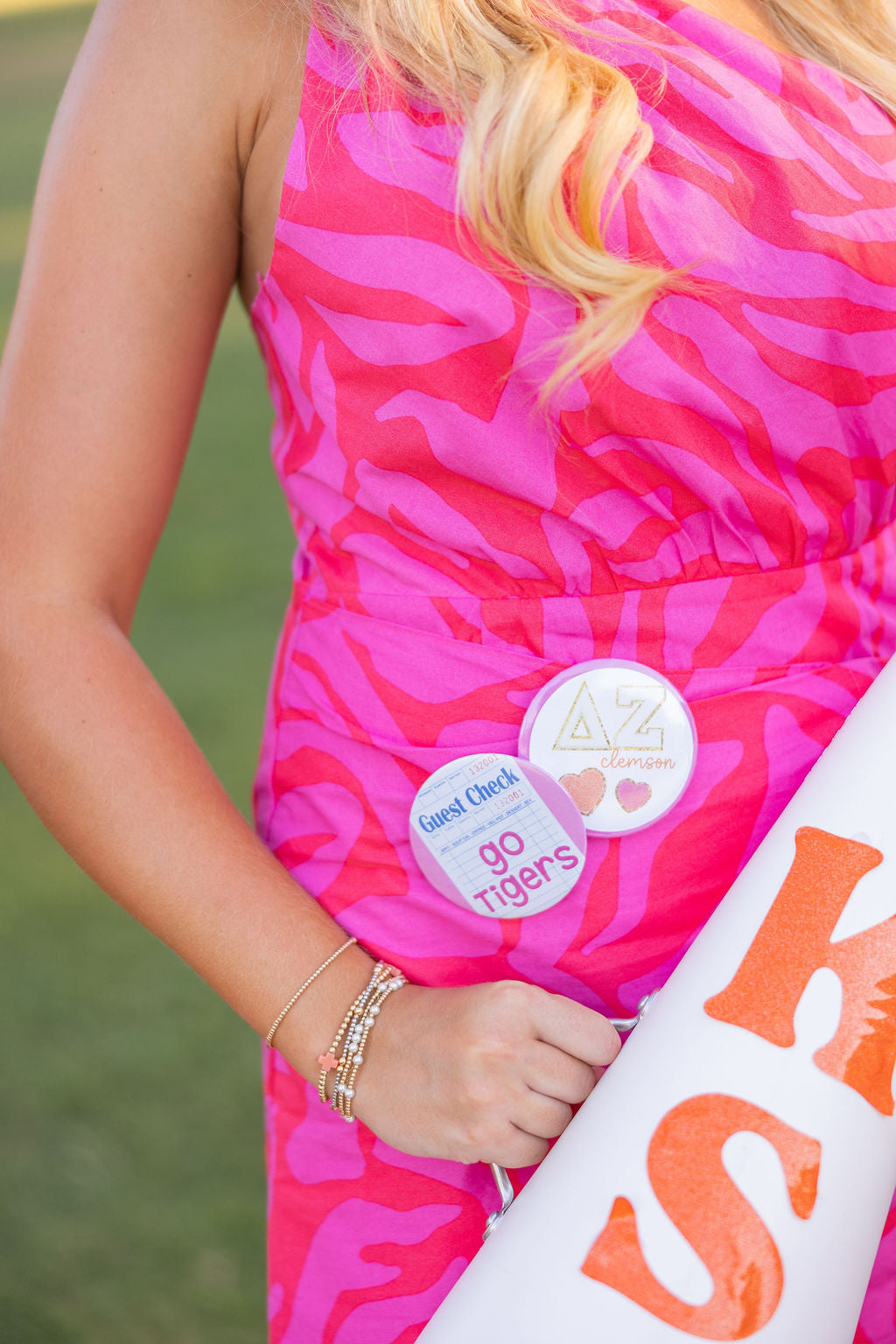 Greek Clemson Pin