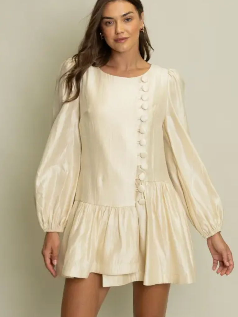 The Champagne Shimmer Dress
