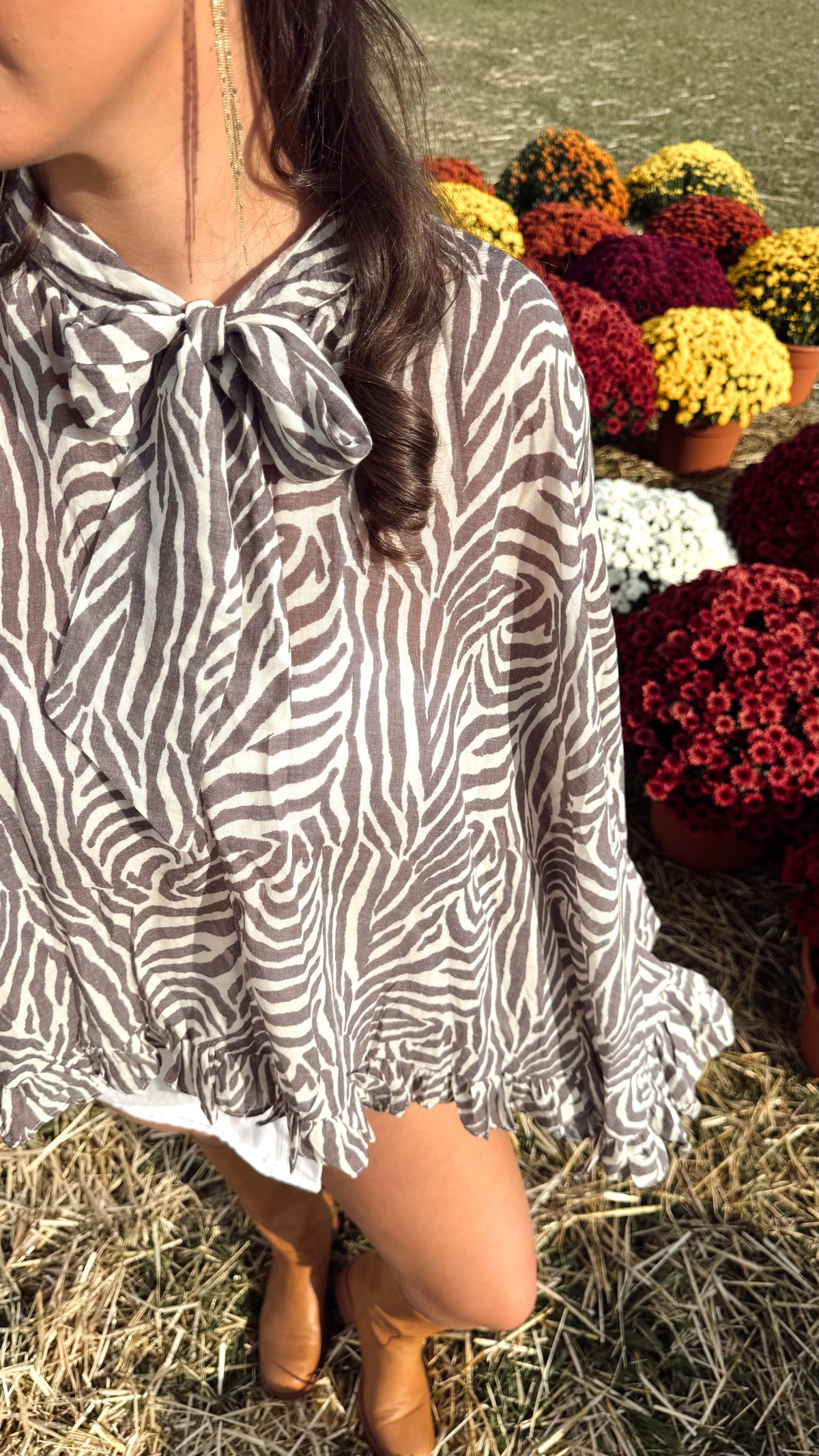 The Zebra Social Top